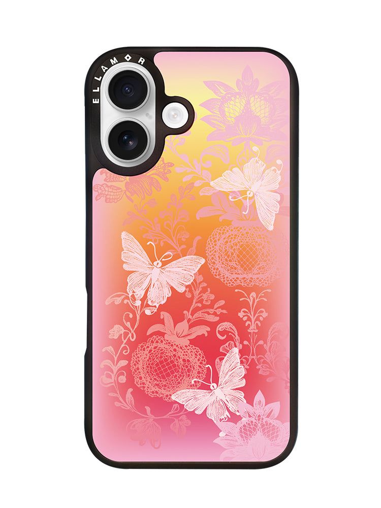 Silhouette of Floral Radiance