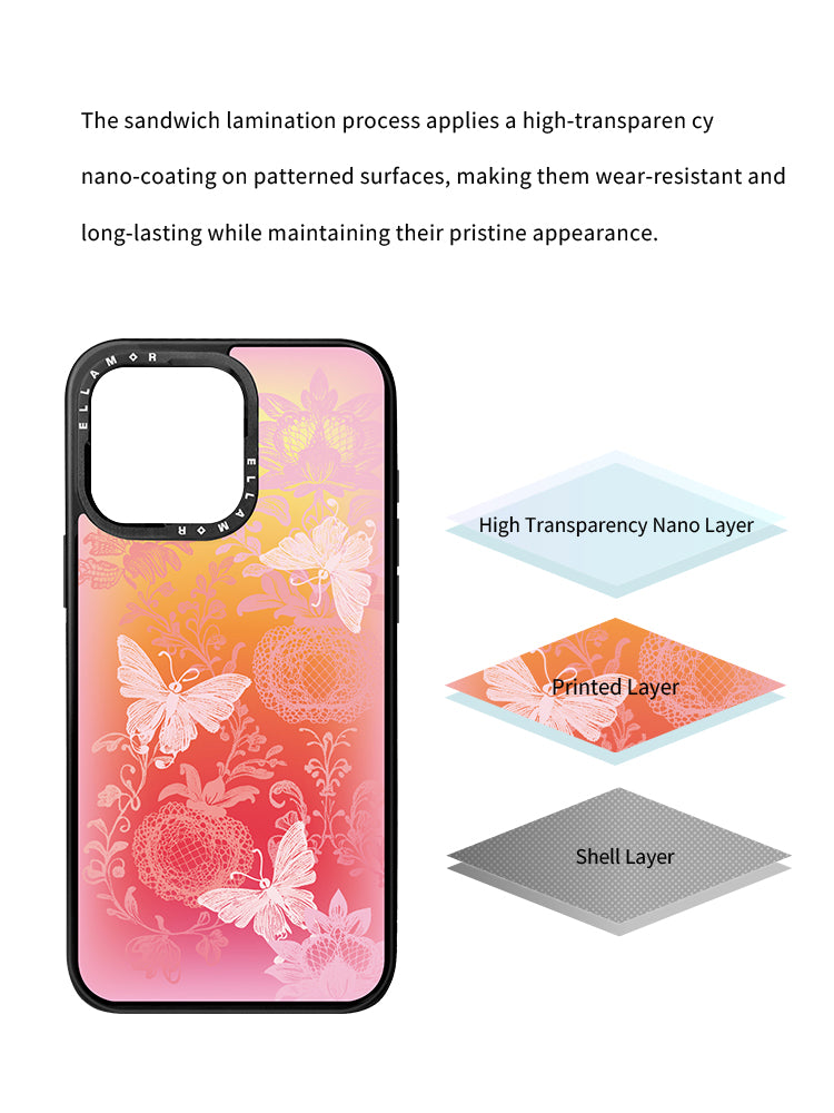 Silhouette of Floral Radiance