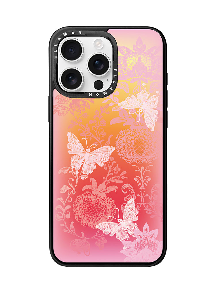 Silhouette of Floral Radiance