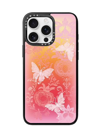 Silhouette of Floral Radiance