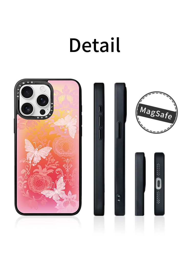 Silhouette of Floral Radiance